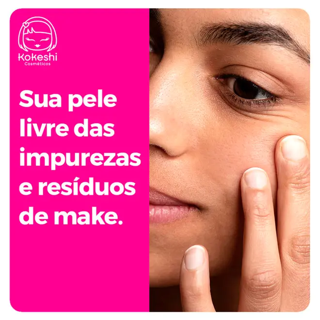 Água Micelar de Arroz Kokeshi Hidrata Livre de Perfume 200ml