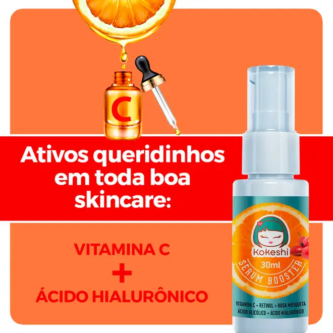 Sérum Facial Kokeshi Booster Vitamina C 30ml