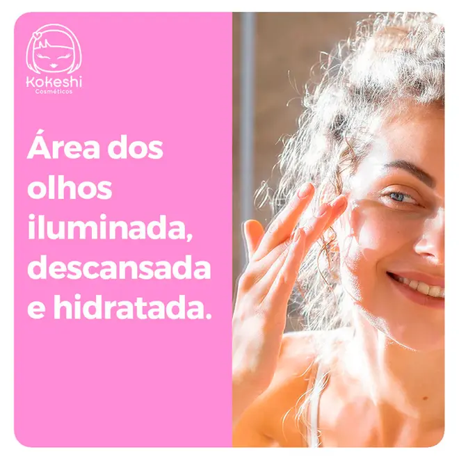 Hidratante Área dos Olhos Kokeshi Renovador Olhos De Gueixa 15g