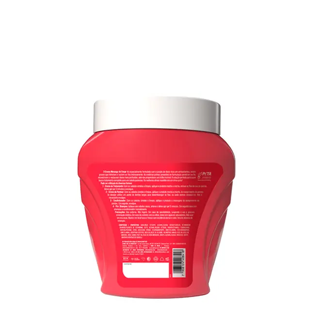 Creme de Tratamento Inoar Creme Poder das Vitaminas Morango 1Kg