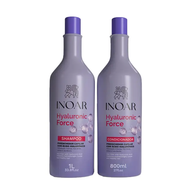 Shampoo e Condicionador Inoar Kit Hyaluronic Force 1000/800ml