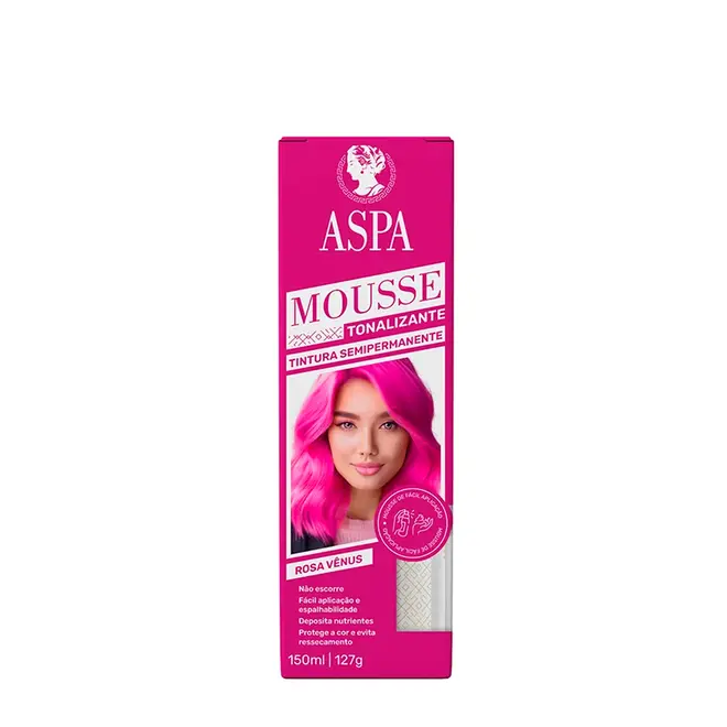 Mousse Tonalizante Aspa Rosa Venus 150ml