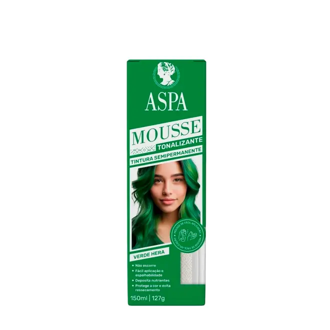 Mousse Tonalizante Aspa Verde Hera 150ml