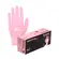 Luva Nitrílica Descartável Sensi Rosa Slim Média Cx.100