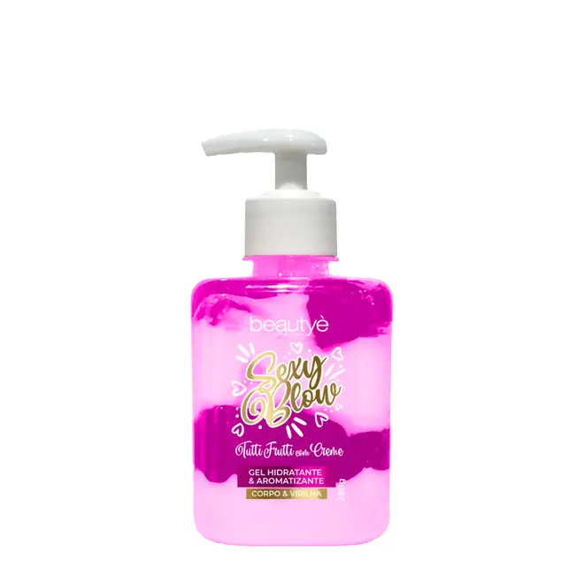 Gel Hidratante e Aromatizante Corpo e Virilha Beautye Sexy Blow Tutti Frutti 280g