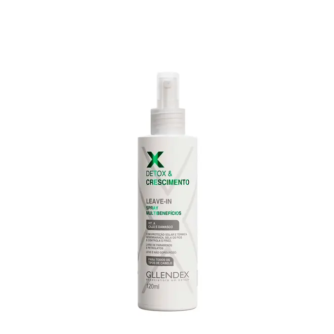 Leave in Gllendex Detox & Crescimento 120ml