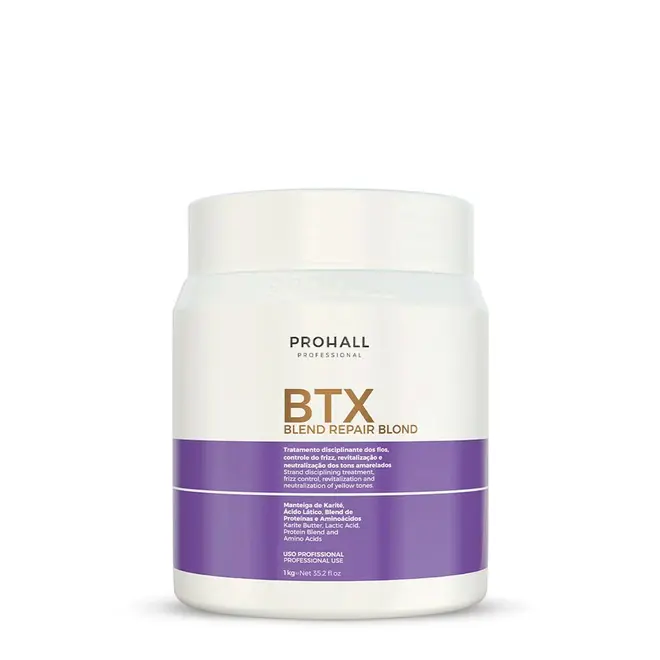 Btx Orgânico Sem Formol Prohall Blend Repair Blond 1kg