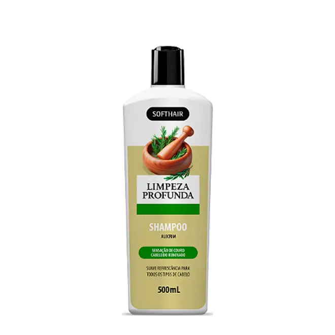 Shampoo Soft Hair Limpeza Profunda Alecrim 500ml