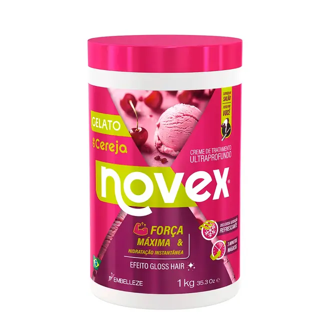 Creme de Tratamento Embelleze Novex Gelato De Cereja 1kg