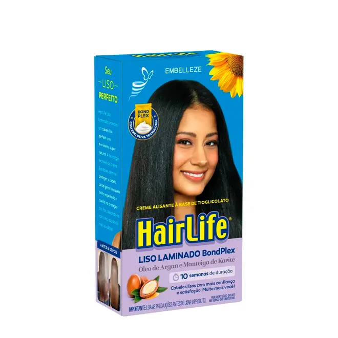 Creme Alisante Embelleze Hair Life Liso Laminado 180g