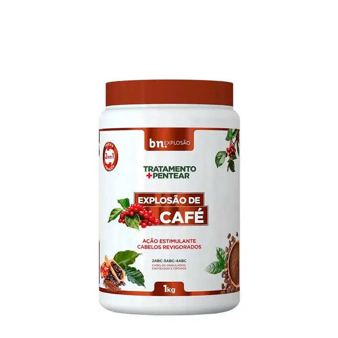 Creme de Pentear Beleza Natural Explosão de Café 1kg