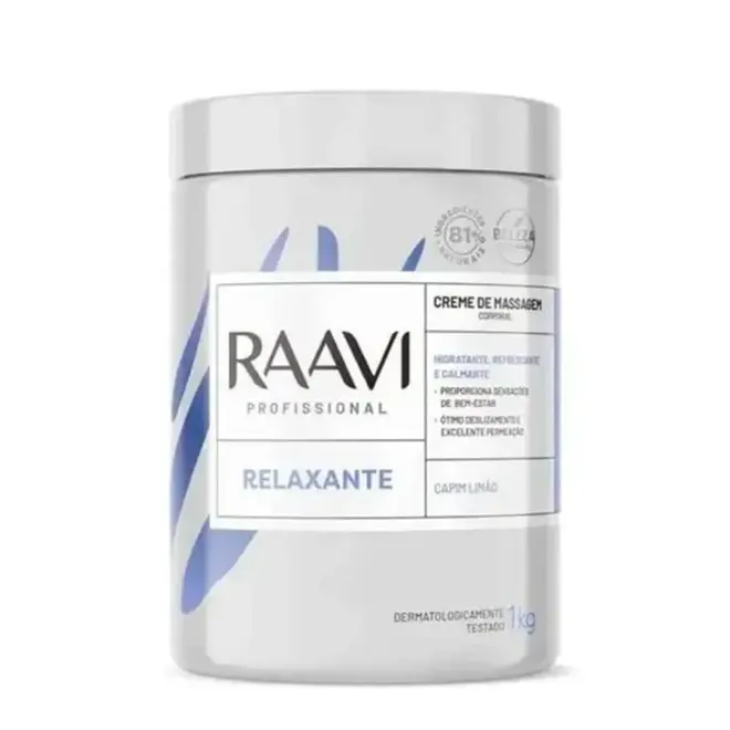 Creme de Massagem Raavi Relaxante 1kg