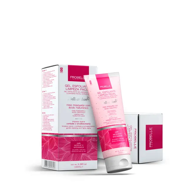 Gel Probelle Esfoliante Facial Rosa Mosqueta 160ml