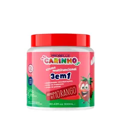 Creme de Tratamento Probelle 3 em 1 Carinho Morango 900ml
