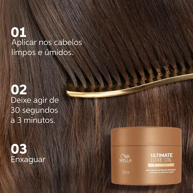 Máscara Capilar Wella Professionals Ultimate Luxe Oil 150ML