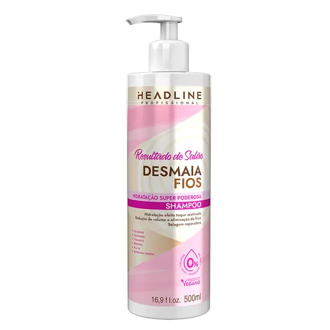 Shampoo Headline Desmaia Fios 500ml