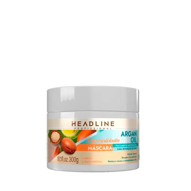 Máscara Capilar Headline Argan Oil 300g