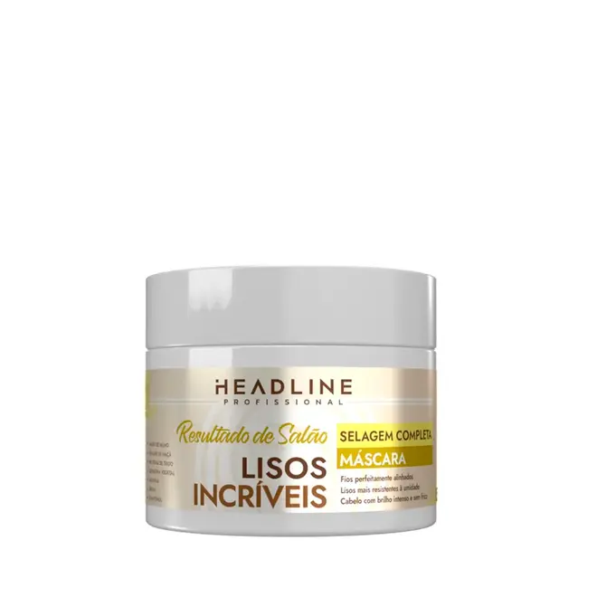 Máscara Capilar Headline Lisos Incriveis 300g