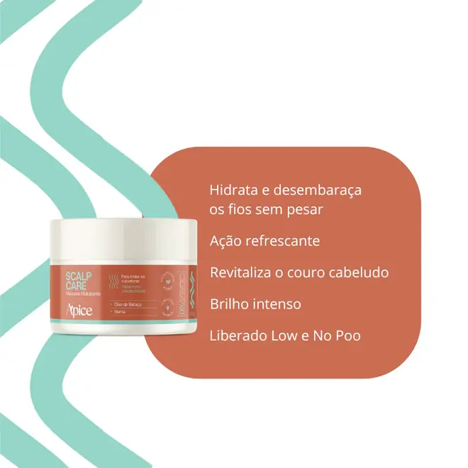 Máscara Capilar pice Cosméticos Scalp Care 300ml