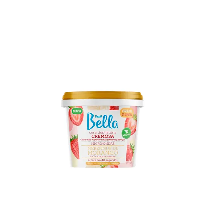 Cera Depilatória para Micro-Ondas Depil Bella Merengue 100g