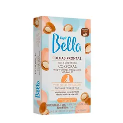 Folha Depilatória Corporal Depil Bella Óleo de Argan 8 Pares