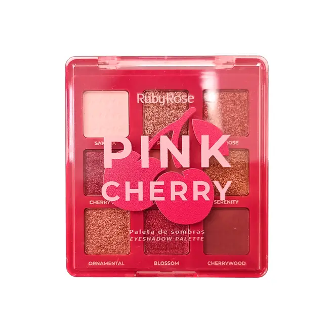 Paleta de Sombra Ruby Rose Pink Cherry HBE2202