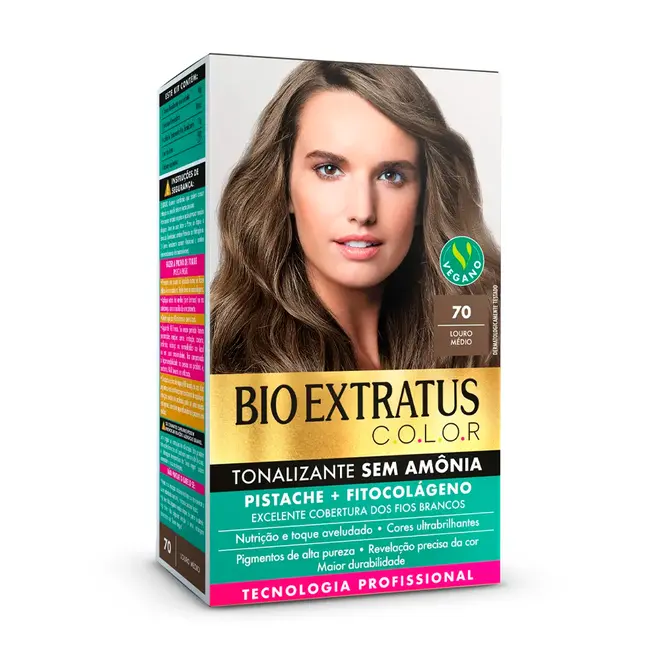 Tonalizante Bio Extratus Bio Extratus 7.0  Louro Medio