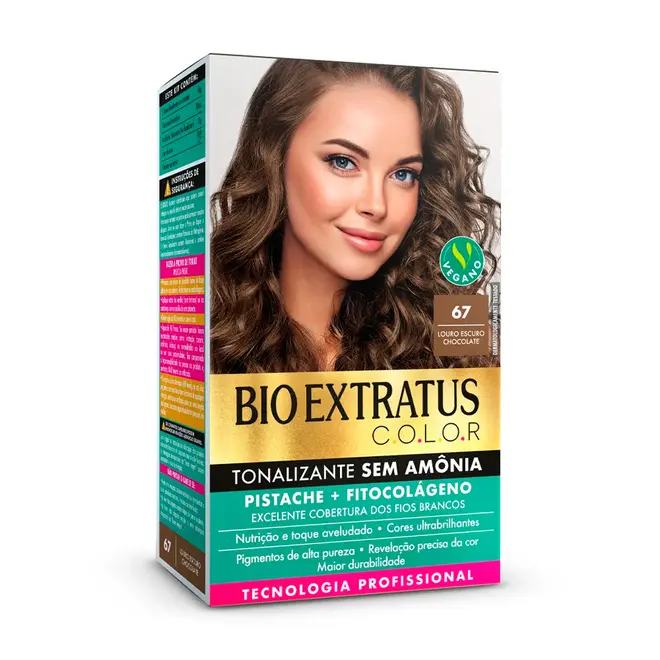 Tonalizante Bio Extratus Bio Extratus 6.7 Louro Escuro Chocolate