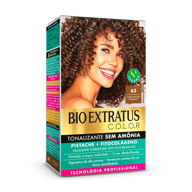 Tonalizante Bio Extratus Bio Extratus 6.3 Louro Escuro Dourado