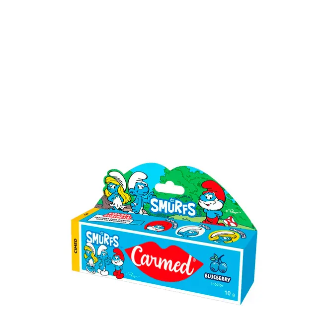 Hidratante Labial Carmed Smurfs 10g
