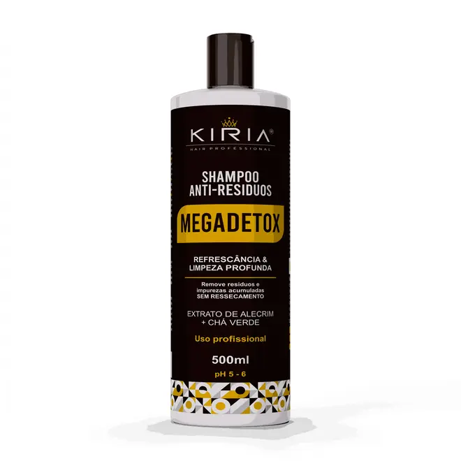 Shampoo Kiria anti-resíduos Megadetox 500ml