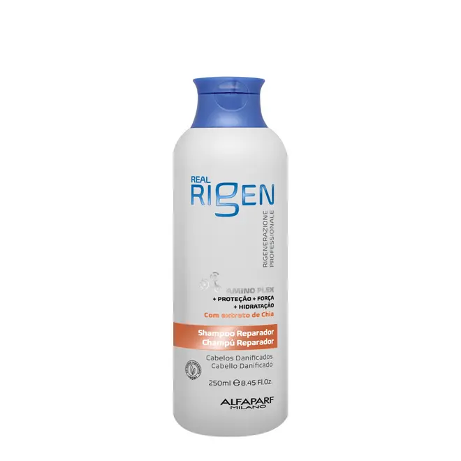Shampoo Reparador Alfaparf Milano Real Rigen 250ml