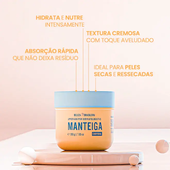 Manteiga Corporal Beleza Brasileira 200g