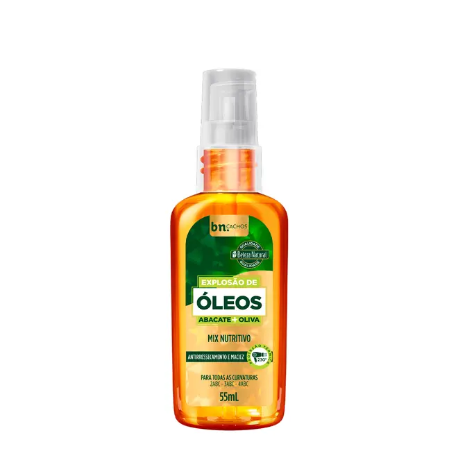 Óleo Capilar Explosão de Óleos Beleza Natural Abacate e Oliva 55ml