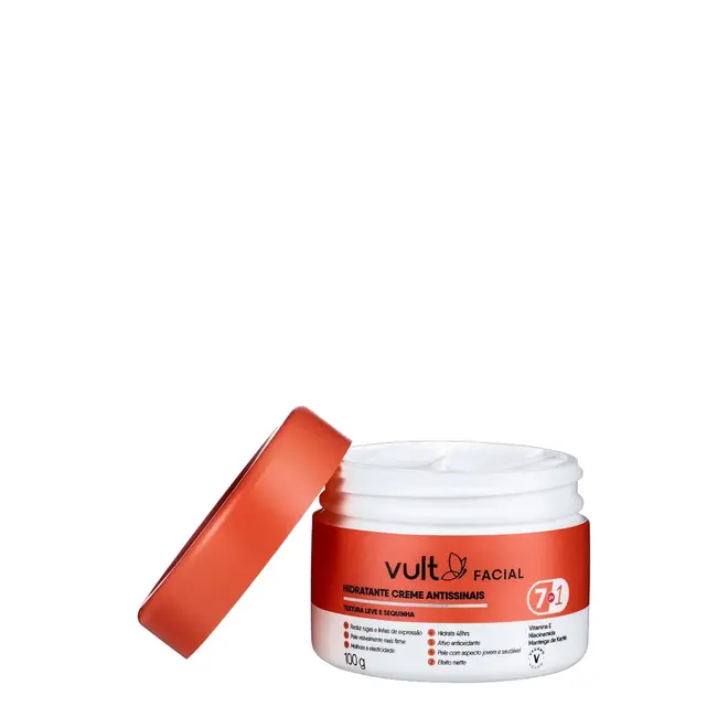 Creme Hidratante Facial Vult Care Antissinais 100g