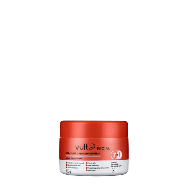 Creme Hidratante Facial Vult Care Antissinais 100g