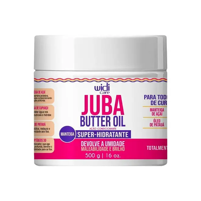 Máscara Capilar Widi Care Juba Butter Super Hidratante 500g