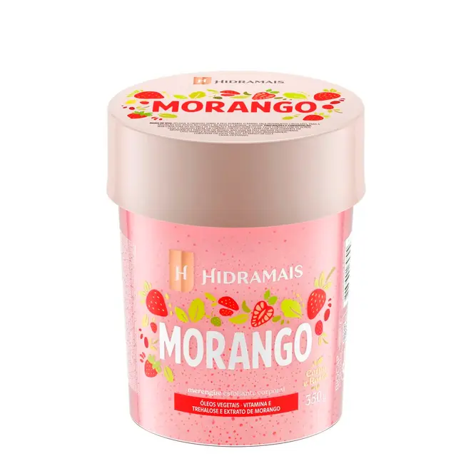 Merengue Hidramais Esfoliante Corporal Morango 350g