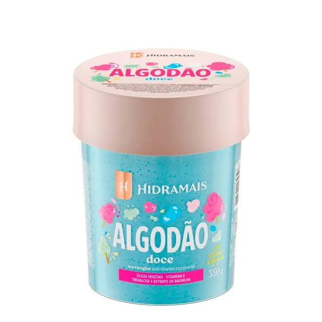 Merengue Hidramais Esfoliante Corporal Algodão Doce 350g