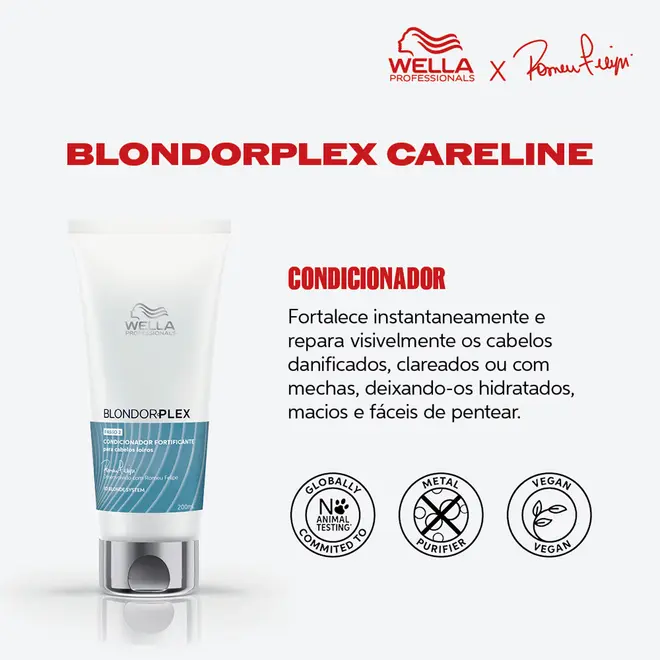 Condicionador Wella Fortificante BlondorPlex 200ml