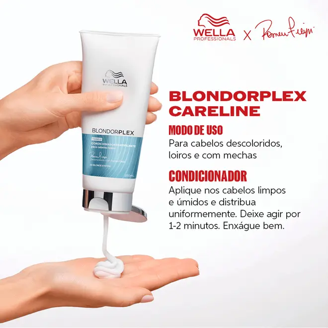 Condicionador Wella Fortificante BlondorPlex 200ml