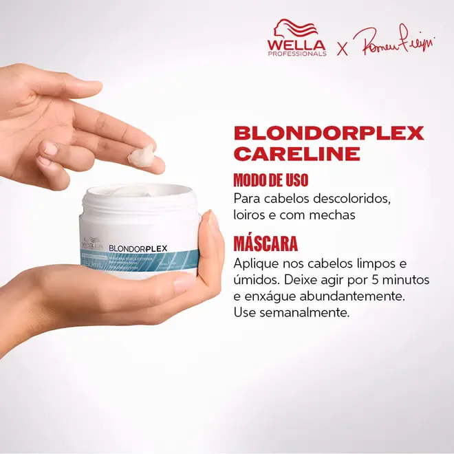 Máscara Capilar Wella Fortificante BlondorPlex 150ml