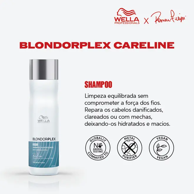 Shampoo Wella Fortificante BlondorPlex 250ml