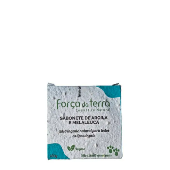 Sabonete Força da Terra Argila e Melaleuca 100g