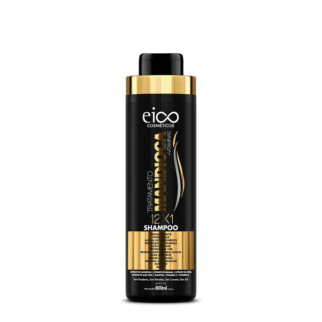 Shampoo Eico Mandioca 800ml