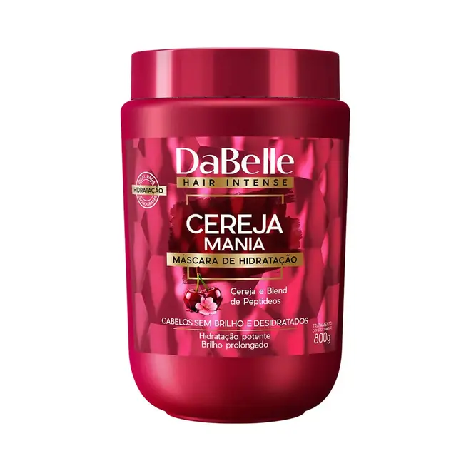 Máscara Capilar DaBelle Cereja Mania 800g