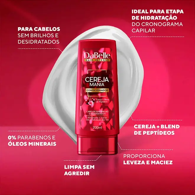 Condicionador DaBelle Cereja Mania 200g