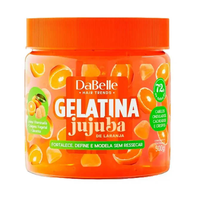 Gelatina DaBelle Jujuba Laranja 500g