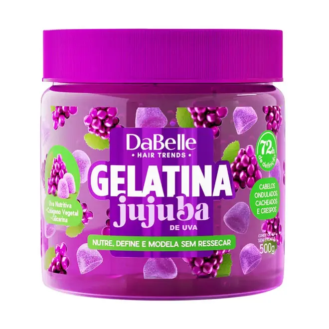 Gelatina DaBelle Jujuba Uva 500g