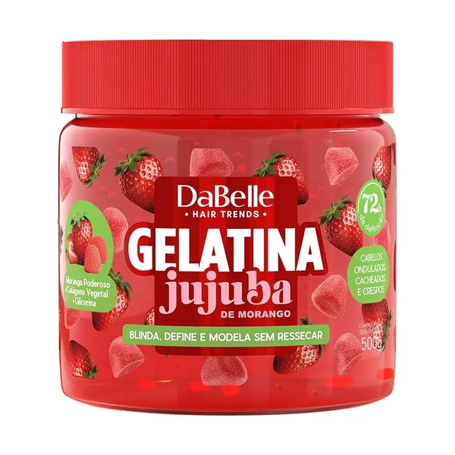 Gelatina DaBelle Jujuba Morango 500g